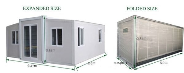 Conteneur d'habitation mobile / Tiny House de luxe deux chambres à coucher – Image 12