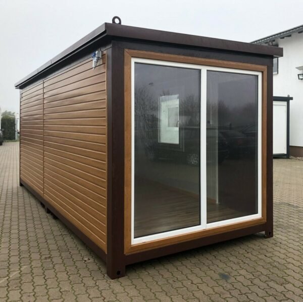 Tonnelle de jardin en conteneur Living 6x2,40 mètres en design bois – Image 9