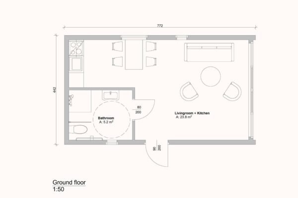 Tiny House de 30 m² à 34 m² , standard clé en main – Image 7