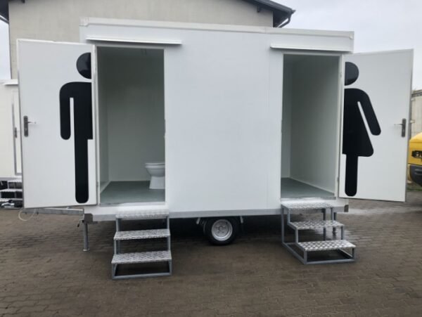 Remorque sanitaire double autonome